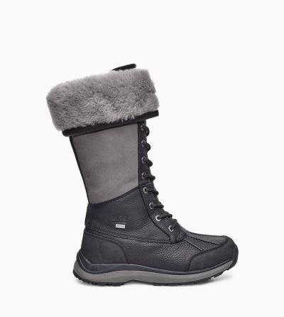 UGG Adirondack III Tall Womens Boots Black - AU 743DX